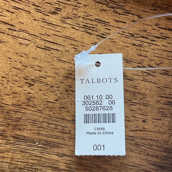 Talbots Blue and White Striped Crossbody Bag New with tags - Picture 2 of 6